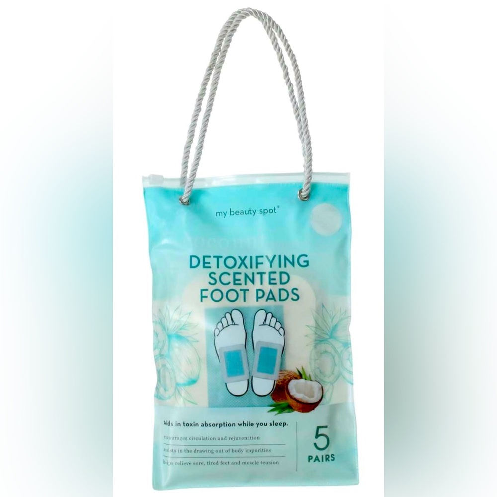 My Beauty Spot® Coconut Detoxifying Scented Foot Pads, 5 Pairs